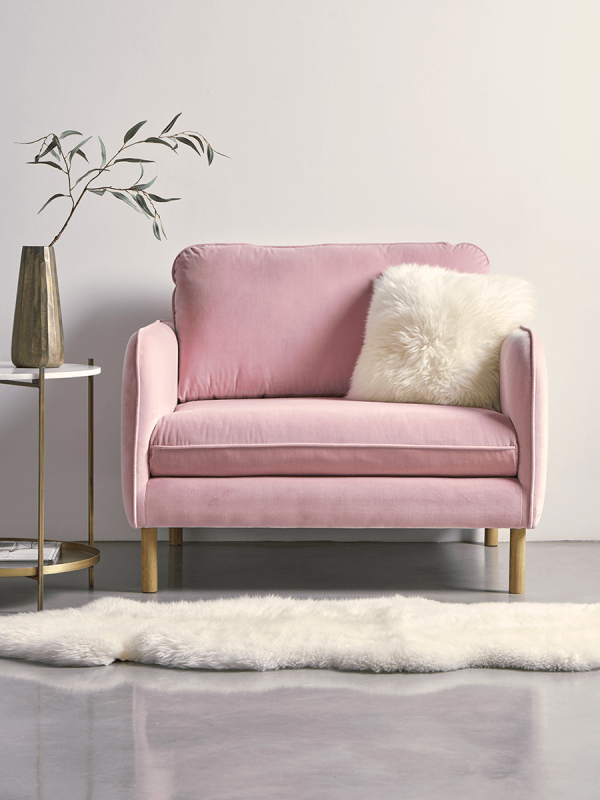 cuddle chair pink