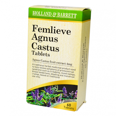 Holland & Barrett Femlieve Agnus Castus 4mg 30 Tablets