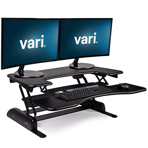 VariDesk Pro Plus 36 by Vari – Height Adjustable Standing Desk Converter 