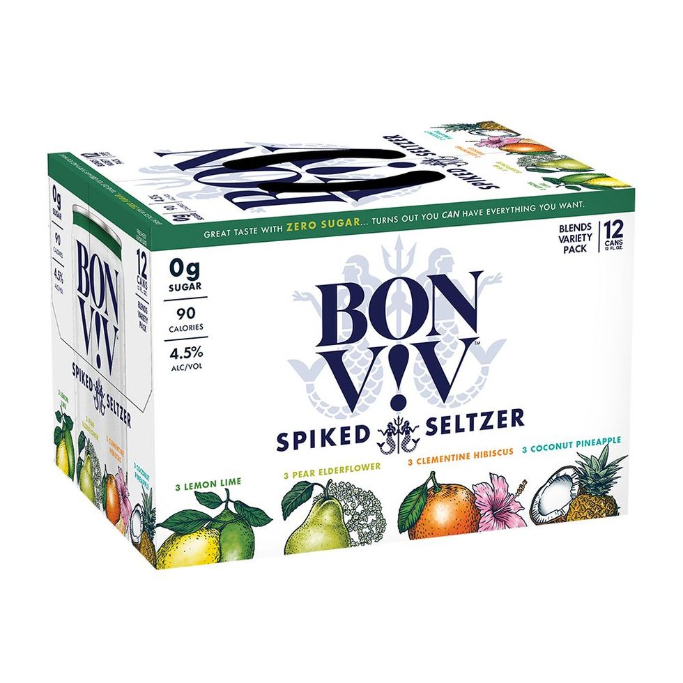 BON V!V Spiked Seltzer Variety Pack (12-Pack)