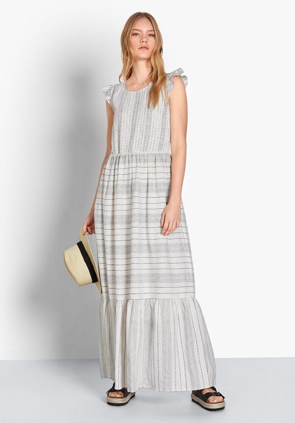 Fonda Linen-Blend Dress