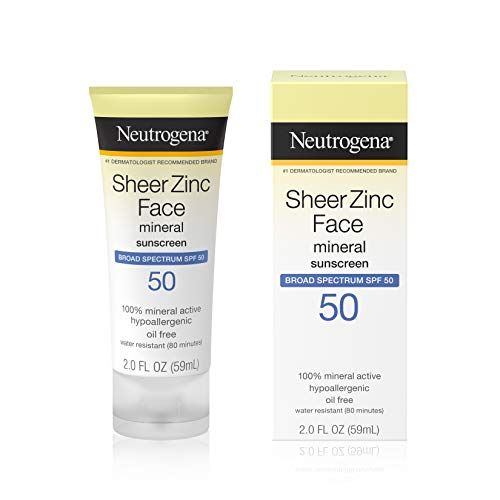 SheerZinc Face Sunscreen SPF 50