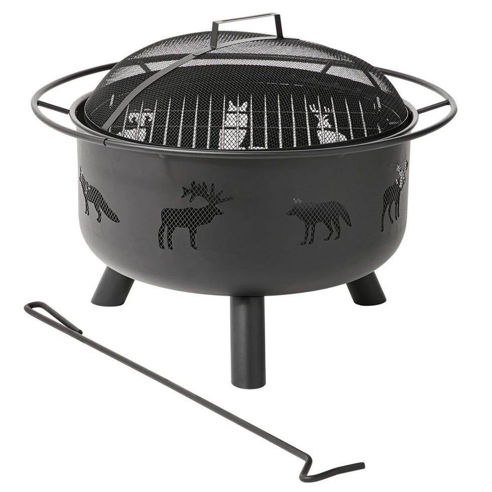 L.L.Bean Backyard Wildlife Fire Pit and Grill