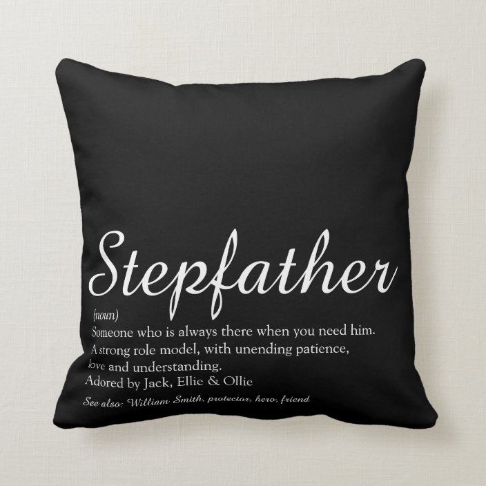 Stepdad Definition Pillow