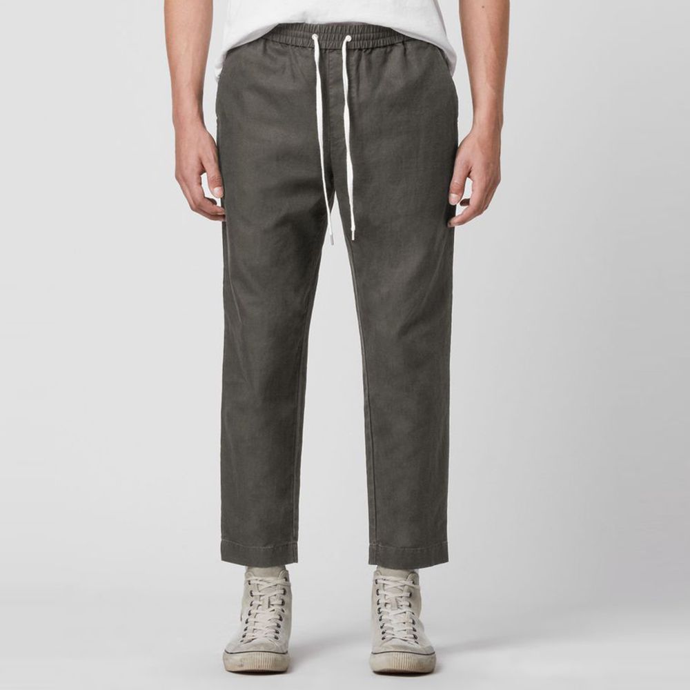 mens drawstring chinos