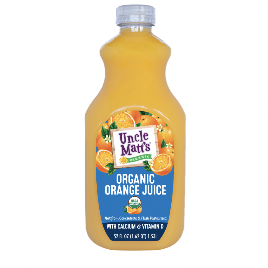Organic Orange Juice, Calcium Plus Vitamin D
