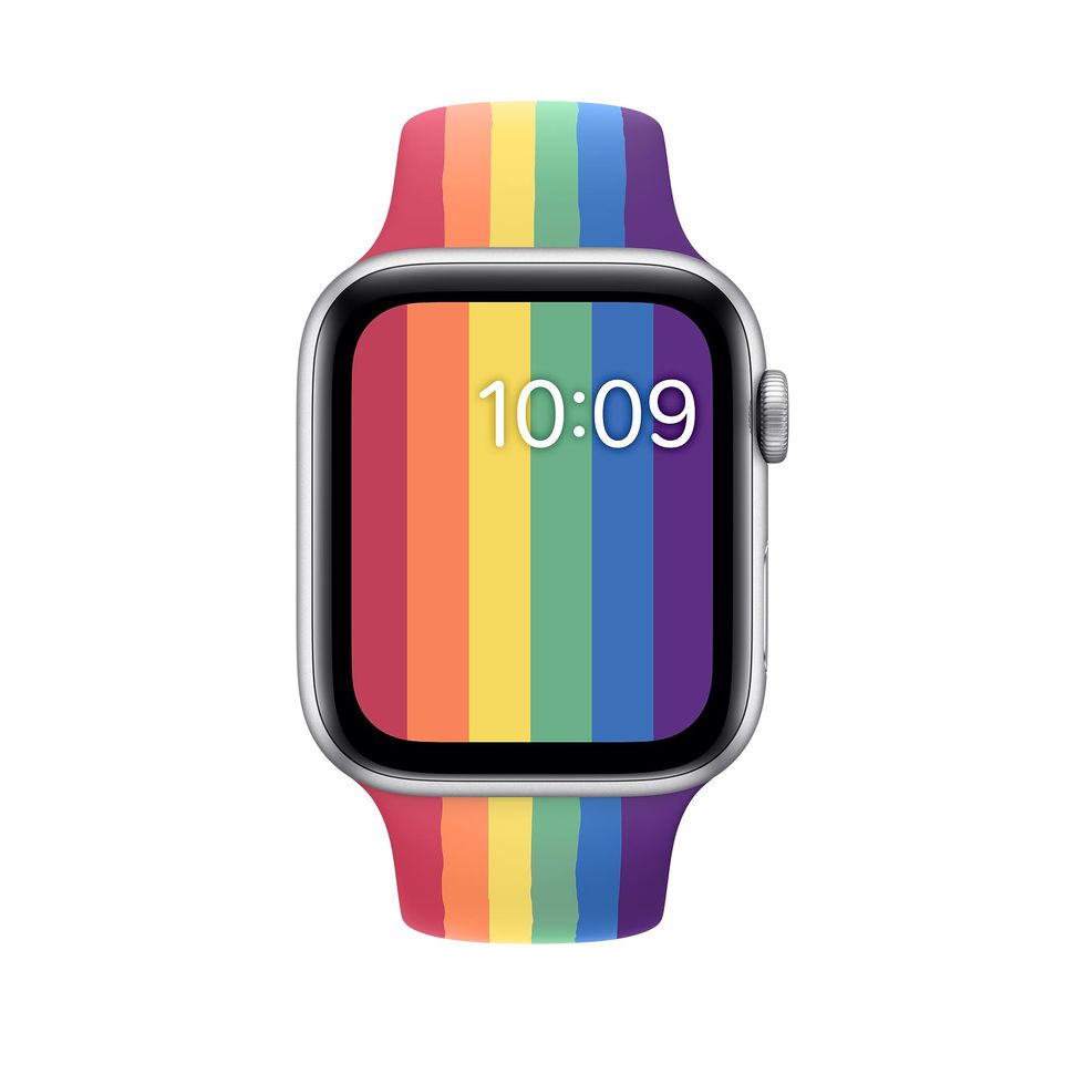 彩虹條紋運動型錶帶，NT. 1,600