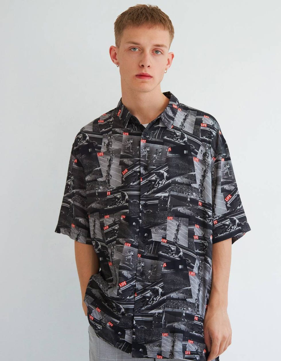 Camisa print retro sport “LIFE”