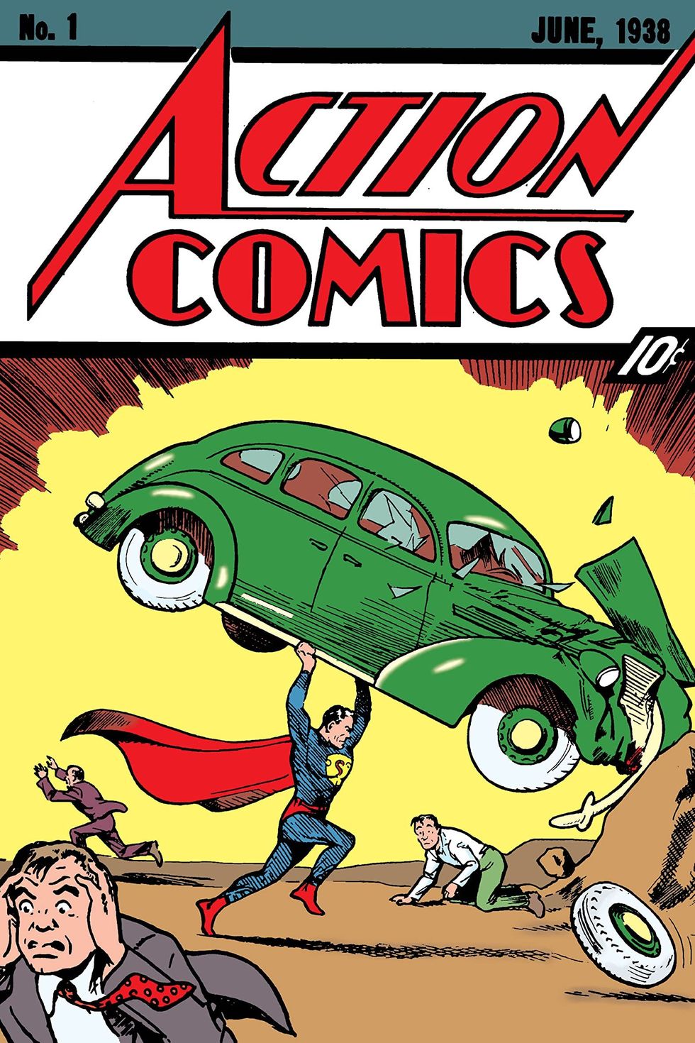 Superman Comics by Jerry Siegel and Joe Shuster