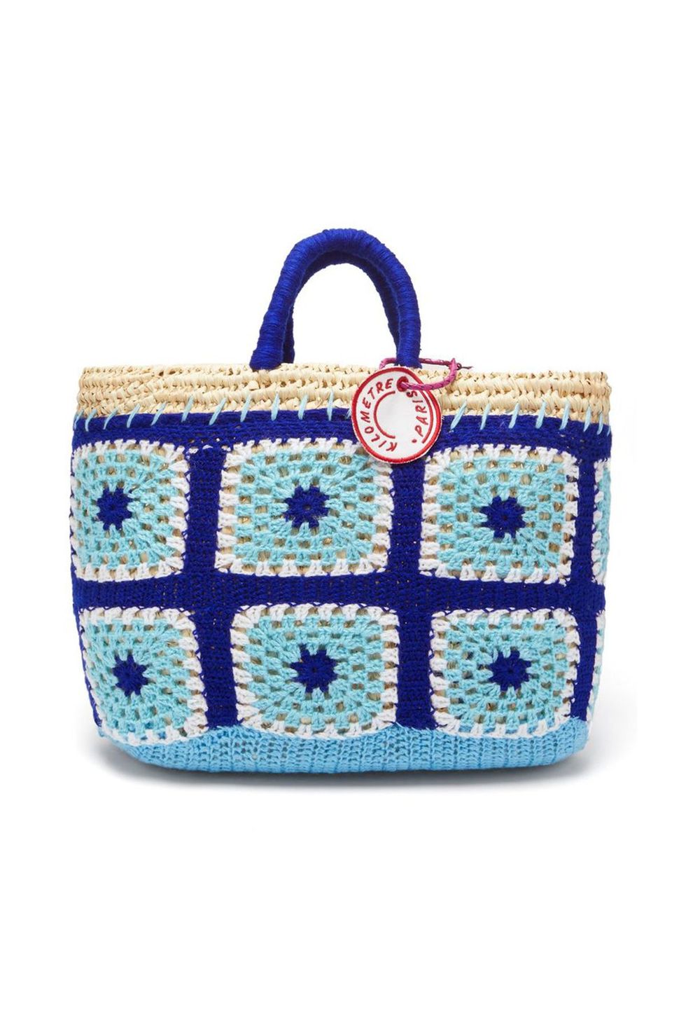 Undercover Crochet and Raffia Basket Bag