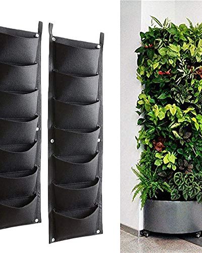 Wall planting bags, 2 pack
