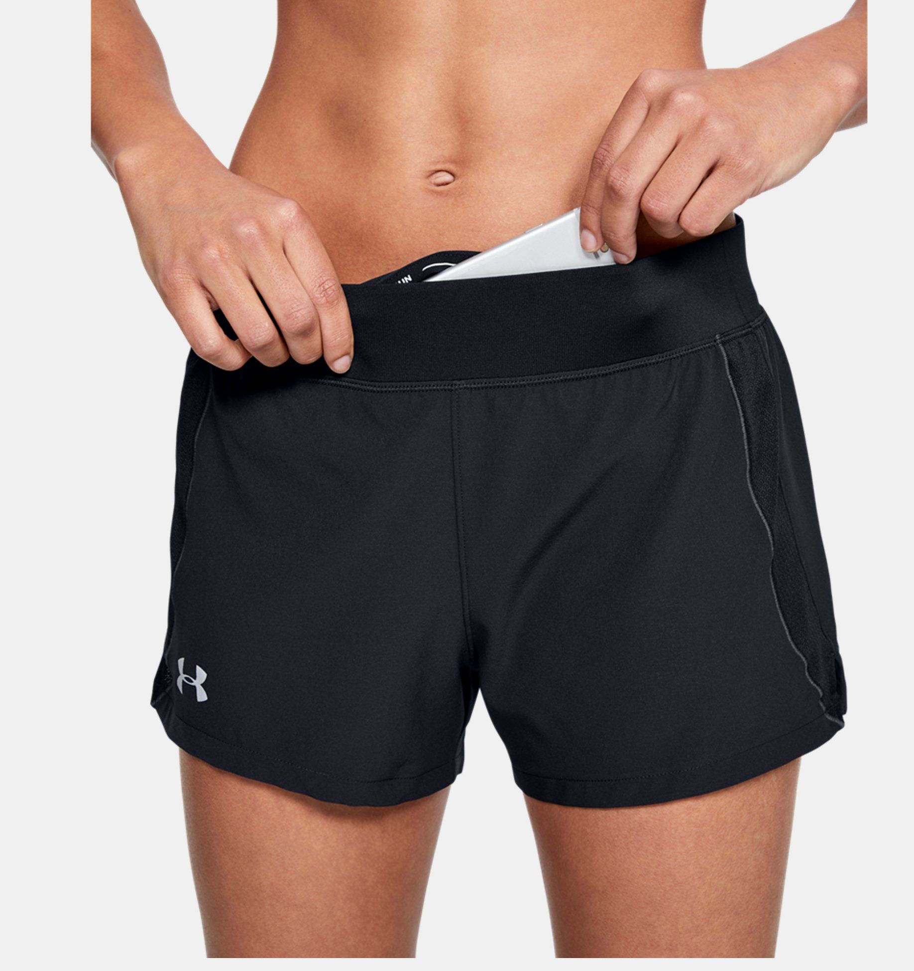 nike double layer running shorts