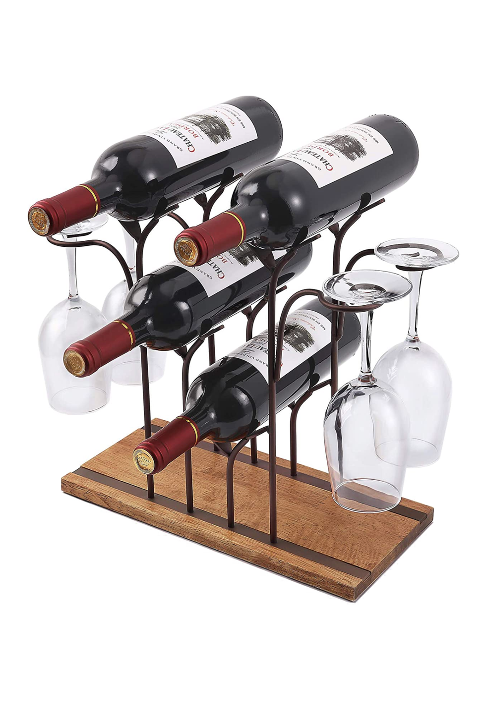 Tabletop Wood Wine Holder