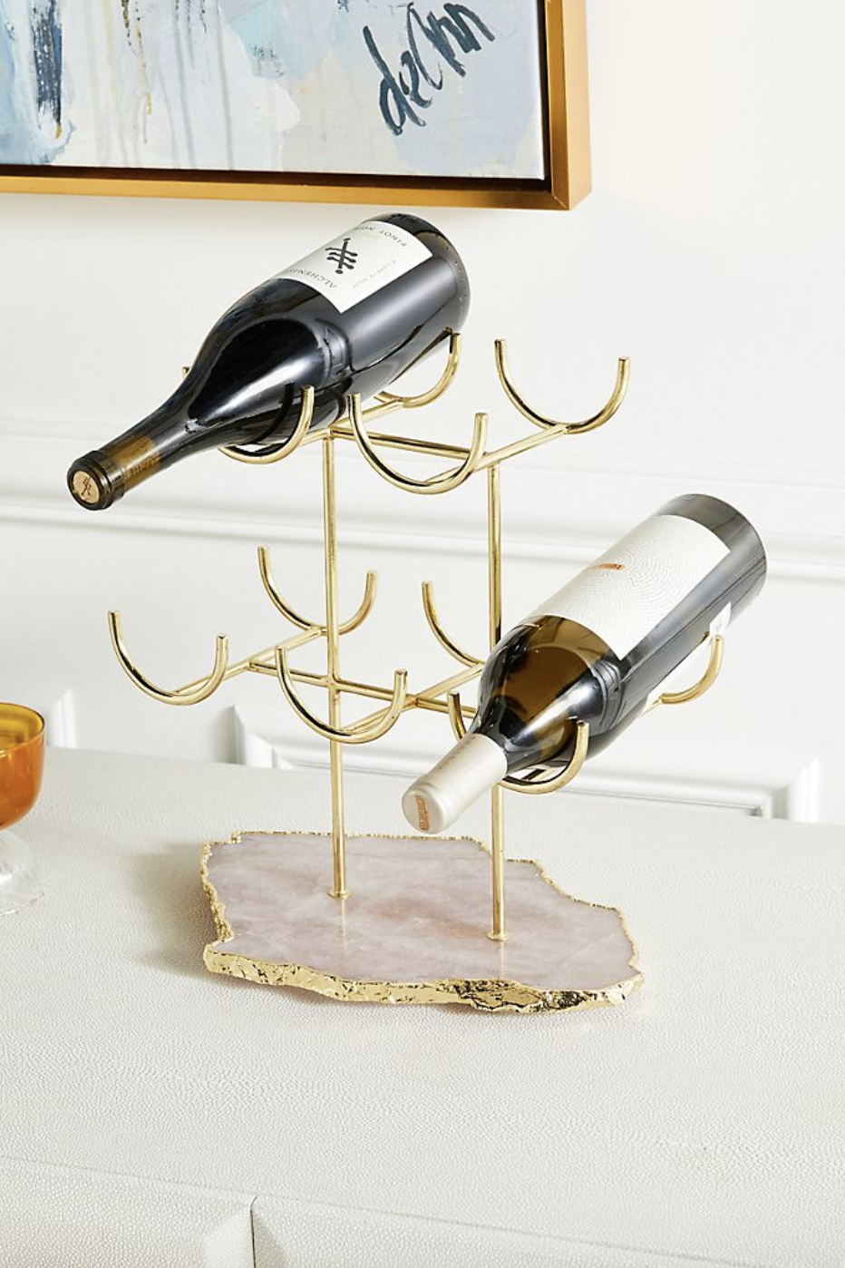 Rose Quartz Wine Rack 