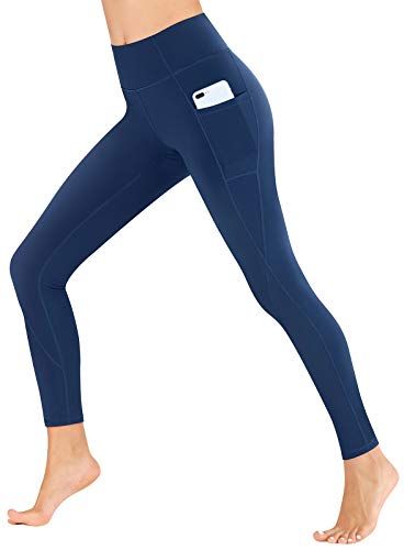 Heathyoga Yoga Pants for Women with Pockets Capri Leggings for