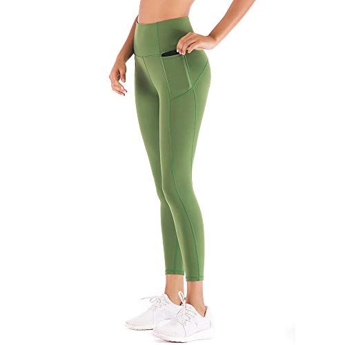 NEW Womens High Waist Yoga Leggings Pocket Fitness Sport Gym Workout Pants X229 