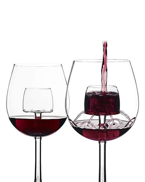 Fountain Aerating Wine Glasses, Set of 2