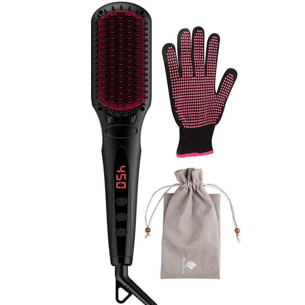 Miropure hair clearance straightener brush