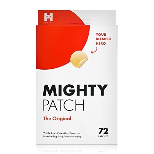 Mighty Patch Original Hydrocolloid Acne Pimple Patch Spot Treatment (72 count) 