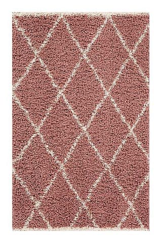 Lilia Diamond Shaggy Rug, from £18 Lilia Diamond Shaggy Rug, from £18