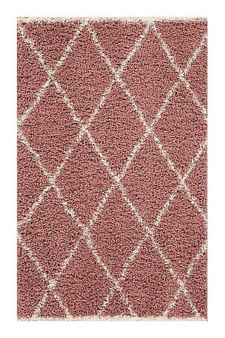 Lilia Diamond Shaggy Rug, from £18