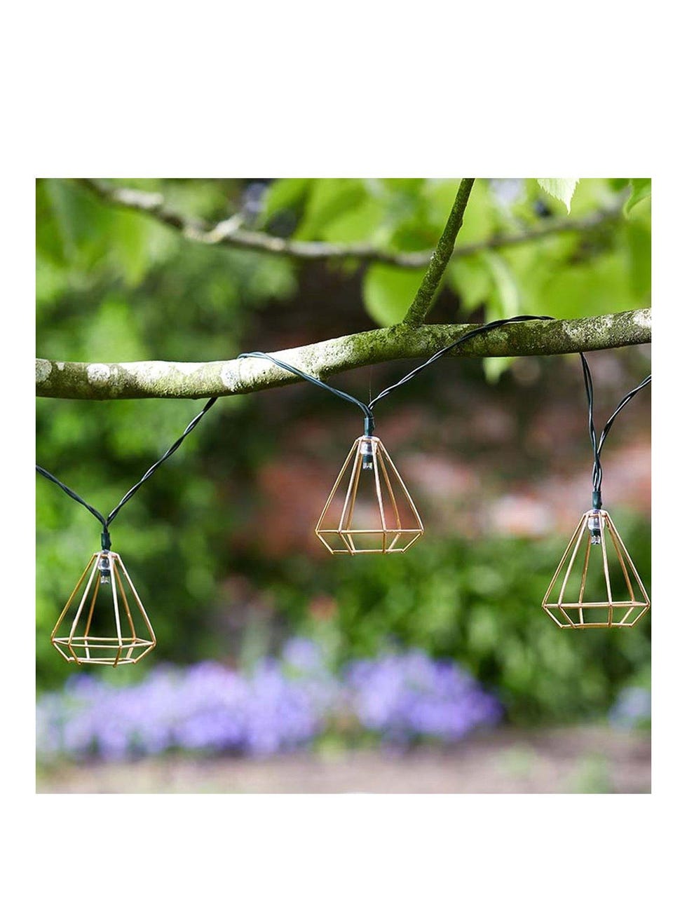 10 Geo Shape Solar String Lights