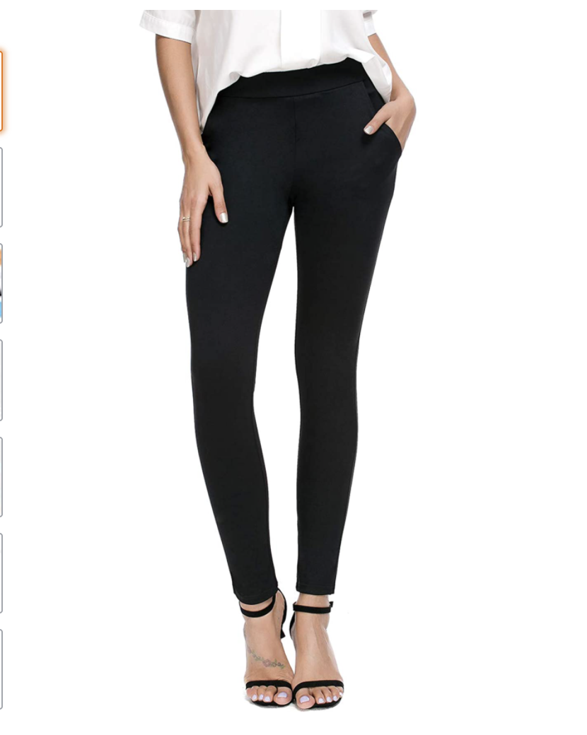 Buy N.D store Women black cotton lycra leggings at Amazon.in