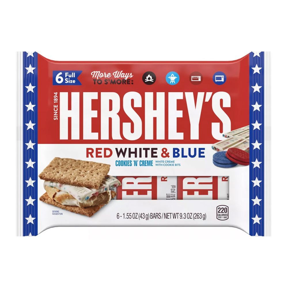 Hershey’s Red, White & Blue Cookies ‘n’ Creme Bars