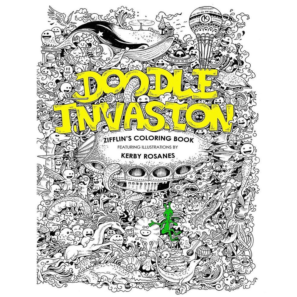 Doodle Invasion: Zifflin's Coloring Book