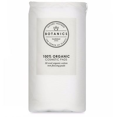 Botanics 50 Oval Organic Cotton Wool Pads