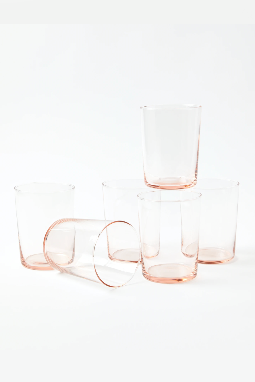Hawkins New York Set of 6 Chroma Large Glass Tumbler