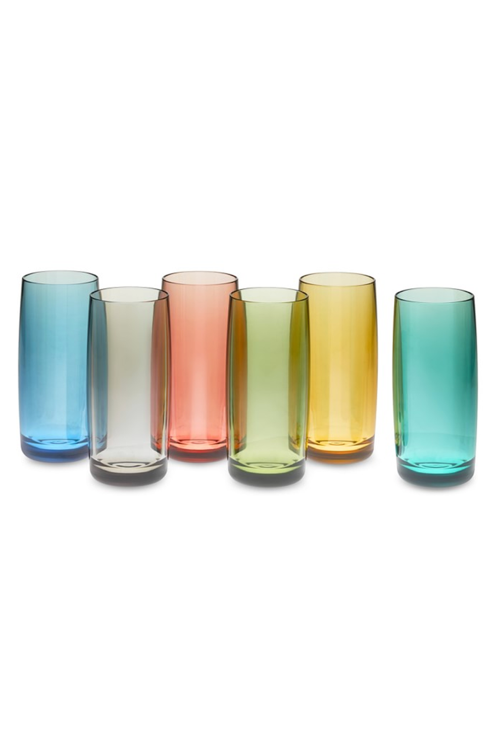 Set of 6 DuraClear Tritan Highball Glasses
