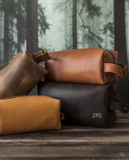 Leather Dopp Kit