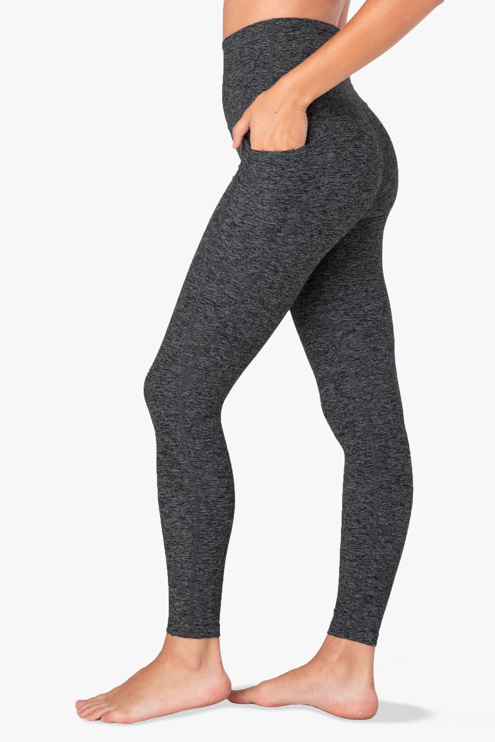 Women's Yoga Leggings Drawstring Side Pockets With Phone Pocket Tummy  Control Butt Lift High Waist Yoga Fitness Gym Workout Capri Leggings Black  Spand