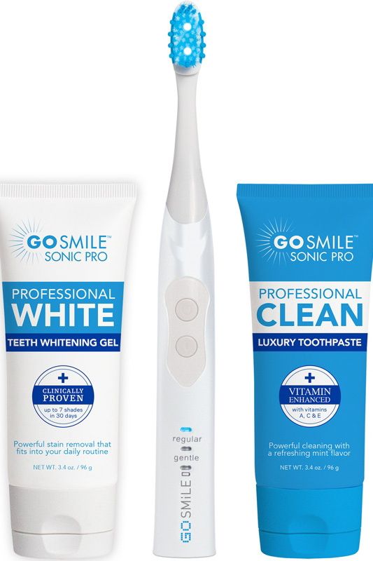 Go Smile Sonic Blue Smart Brush Whitening Kit