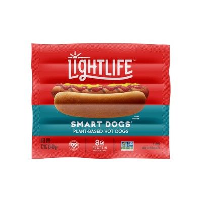 Lightlife Smart Dogs Plant-Based Hot Dogs 