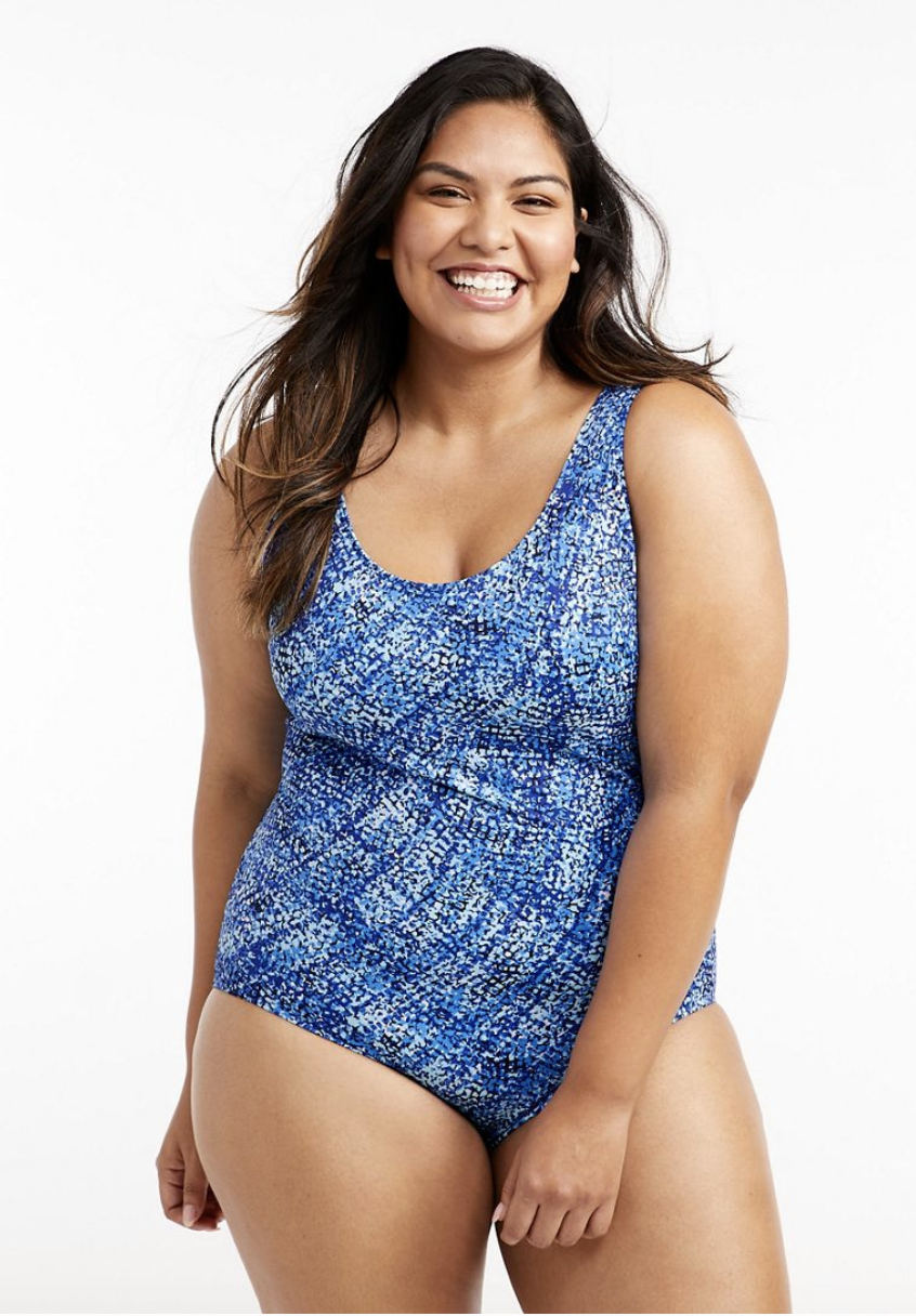 curvy girl one piece swimsuits