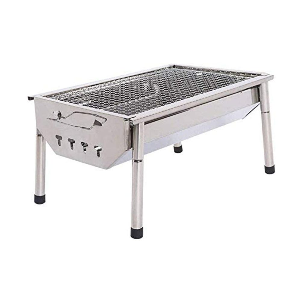 Marsh Allen Cast Iron Hibachi Tabletop Charcoal BBQ Grill : BBQGuys