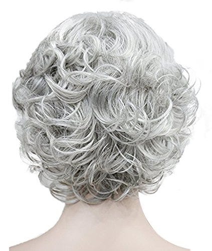 Grey Short Curly Wig