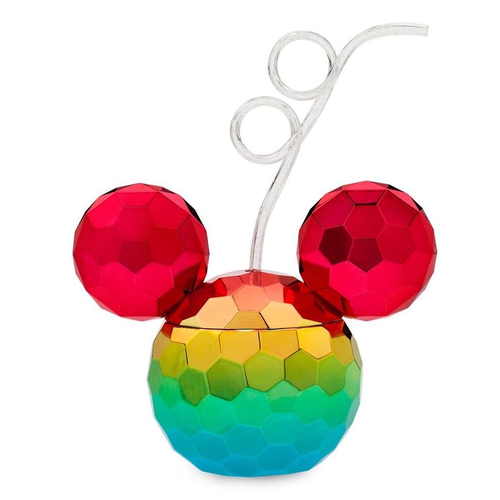 Mickey Mouse Icon Rainbow Tumbler with Straw