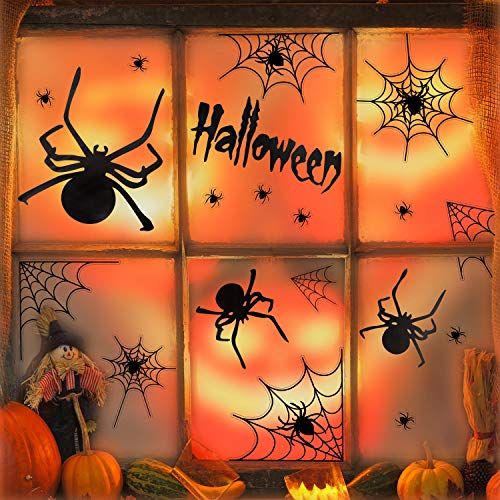 Halloween window clearance decorations