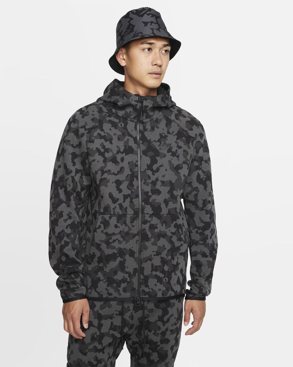 Nike Sportswear Tech Fleece Men's Full-Zip Printed Hoodie