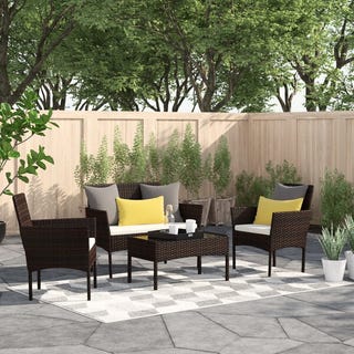 Rattan Sofa Seating Group 