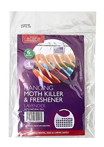 Hanging Moth Killer and Lavender Freshener (Pack of 4)
