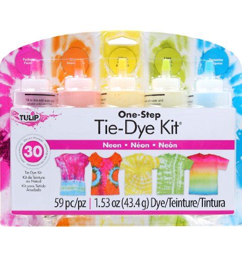 White Rubber Band Disposable Gloves Promisen One-Step Tie-Dye Kit Durable Results- Includes 5 Bottles T-Shirt Fabric Tie-Dye Kits with 5 OPP Bag Party Supplies Tie Dye for Kids and Adult 