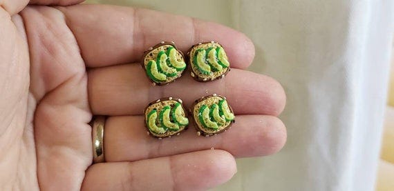 Avocado Toast Earrings