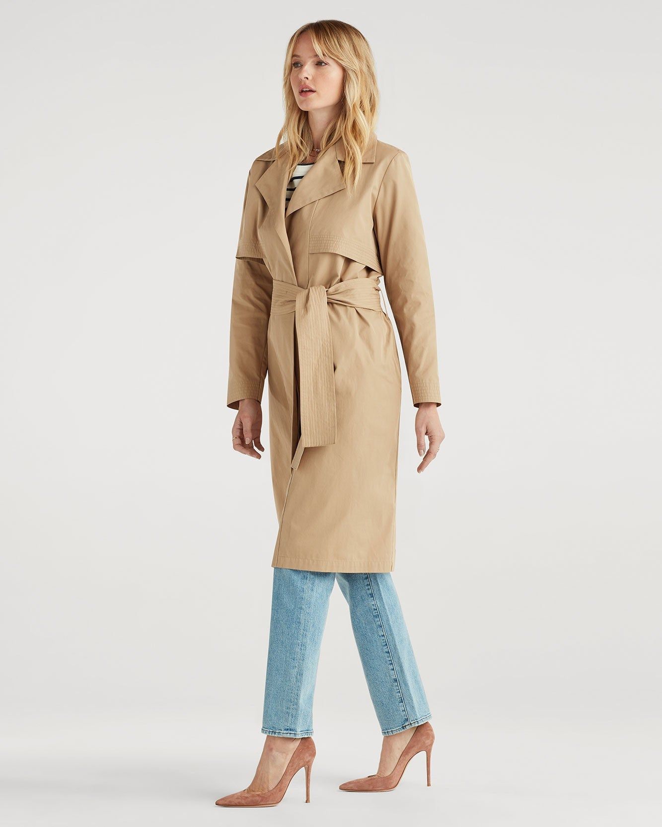 7 for all mankind camel coat