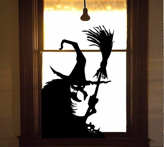 Wicked Witch Window Decal