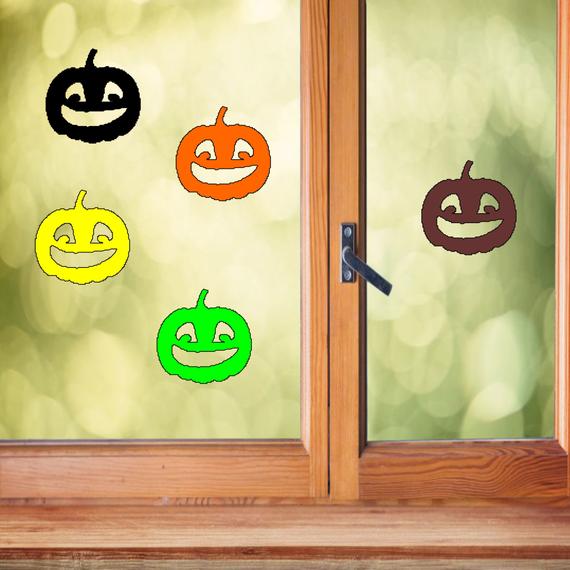Happy Halloween Pumpkin Vinyl Sticker 