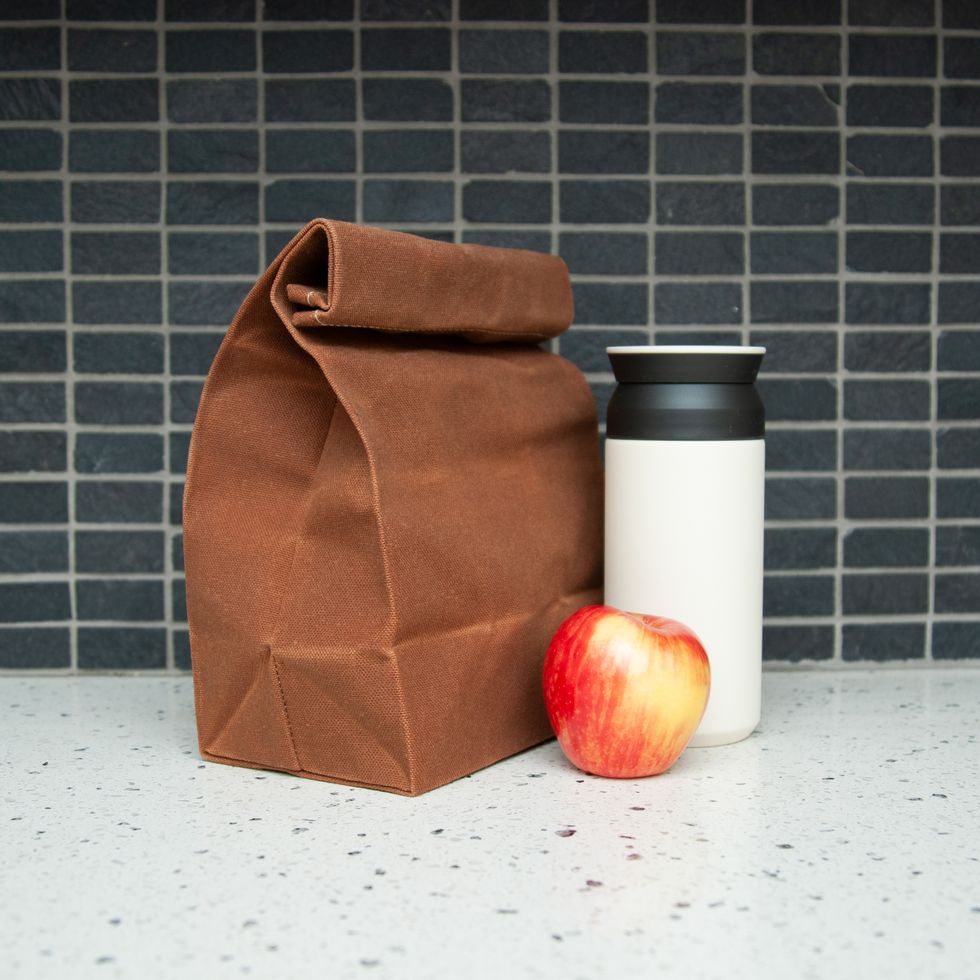 Waxed Canvas Lunch Bag